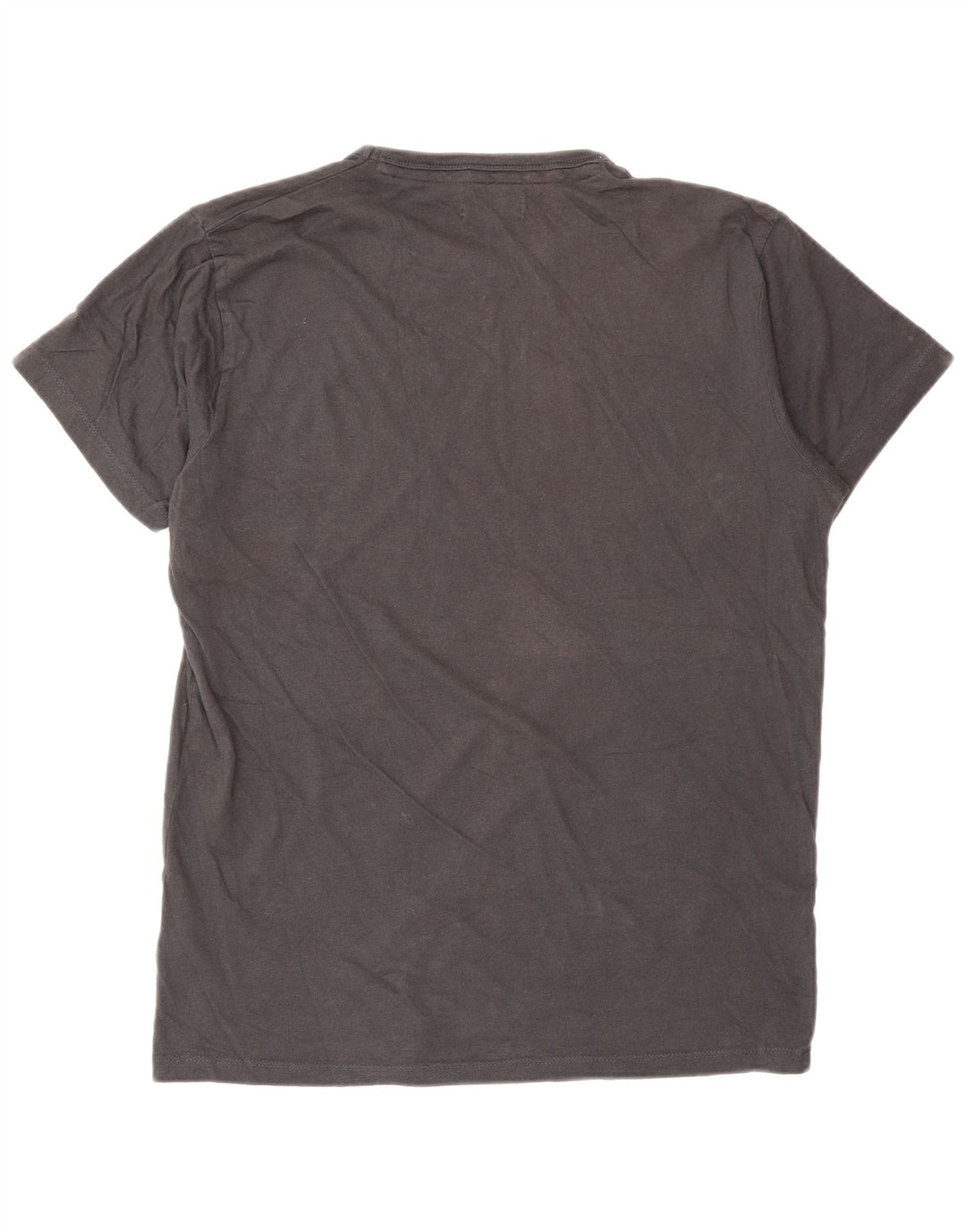 Мужская футболка с рисунком Jack & Jones, хлопковый топ среднего серого цвета