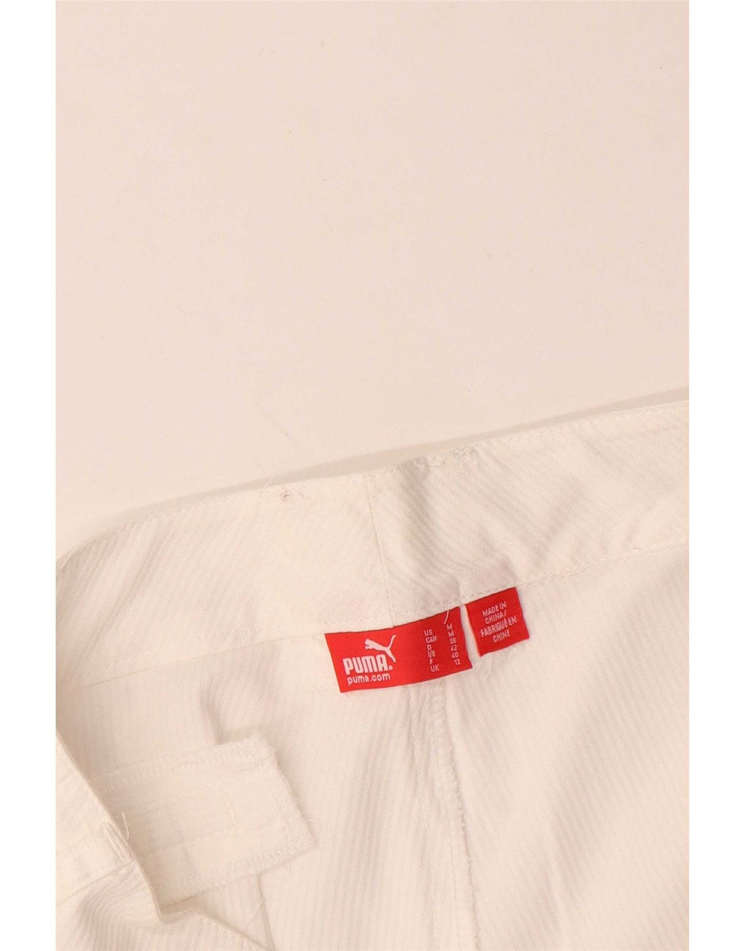 Женские повседневные шорты Puma UK 12 Medium W34, белые в тонкую полоску