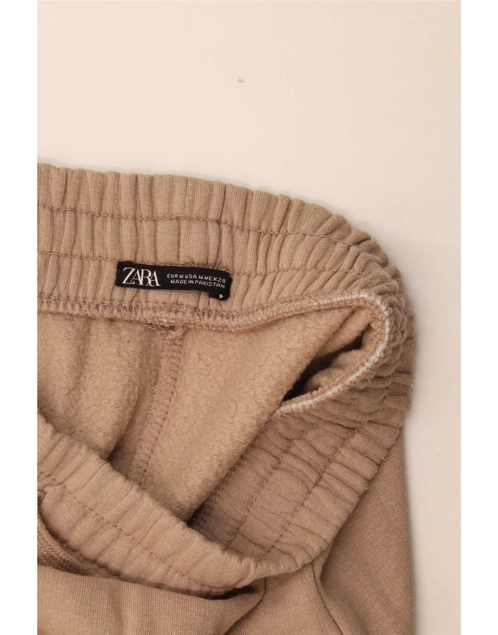 Мужские брюки-карго Zara, джоггеры, средние, бежевые