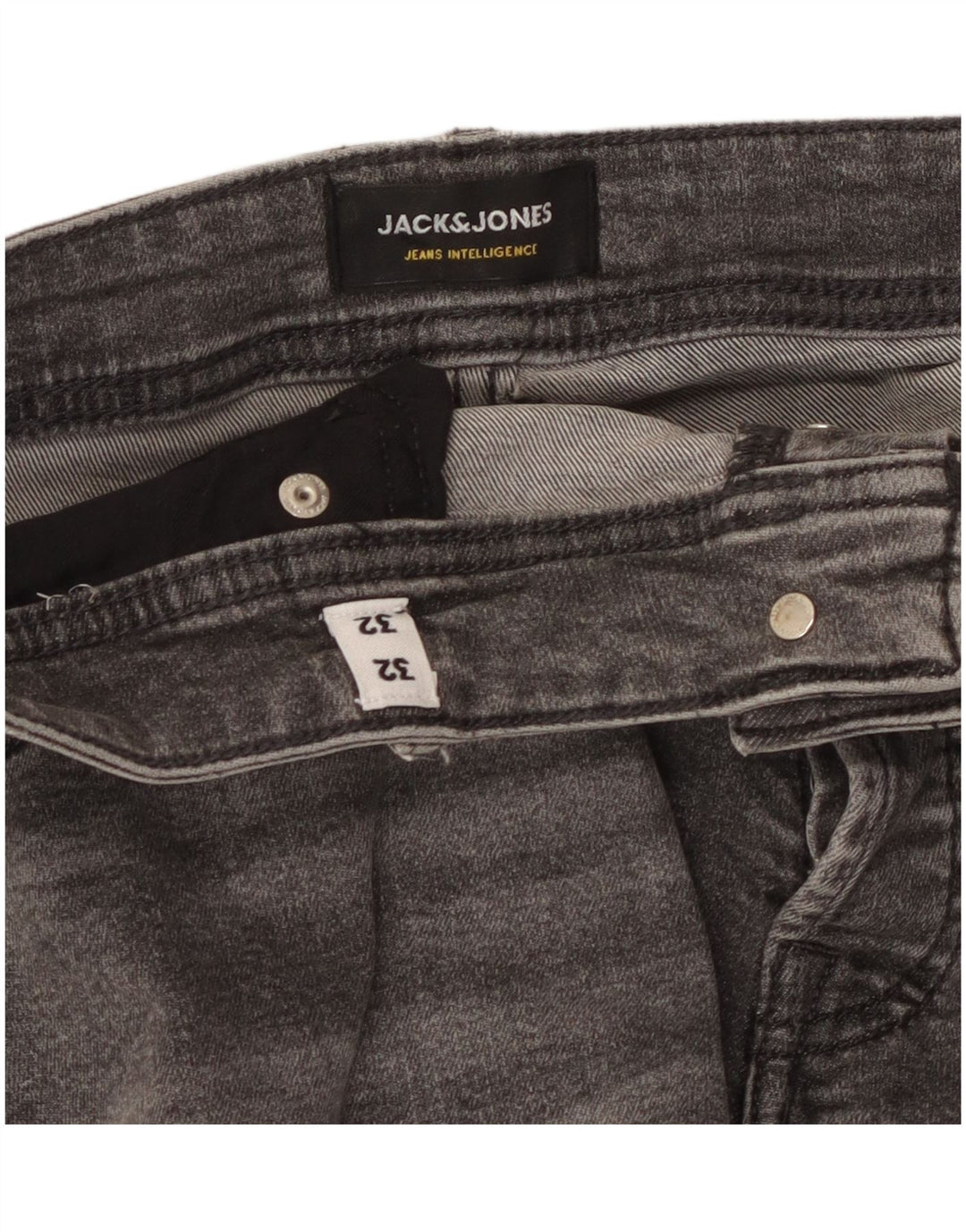 Джинсы мужские узкие Jack & Jones W32 L32 серые