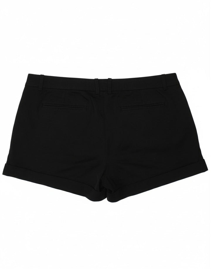 MOSSIMO Womens Hot Pants US 10 Large W36  Black Polyester