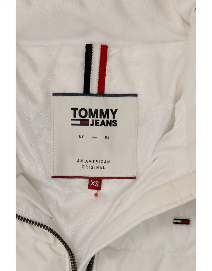 Женская стеганая куртка Tommy Hilfiger UK 6 XS, белый полиэстер