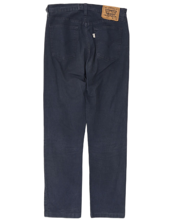 Женские прямые джинсы LEVI'S W31 L27 Темно-синие, хлопок