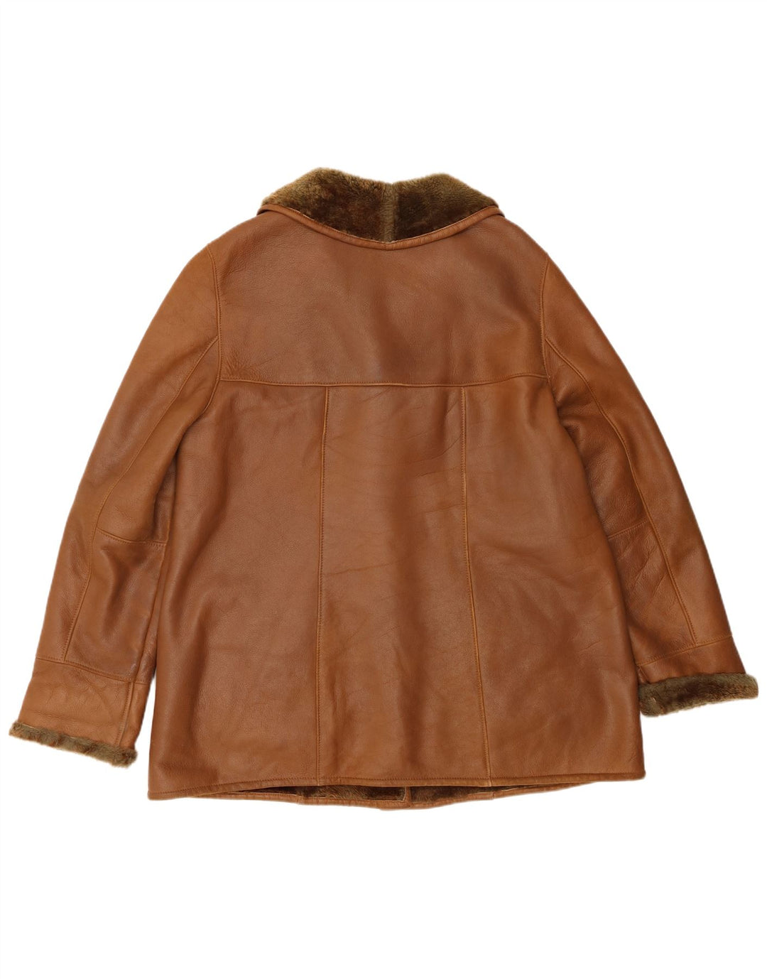 Женская короткая дубленка Barnardo UK 16, большая коричневая