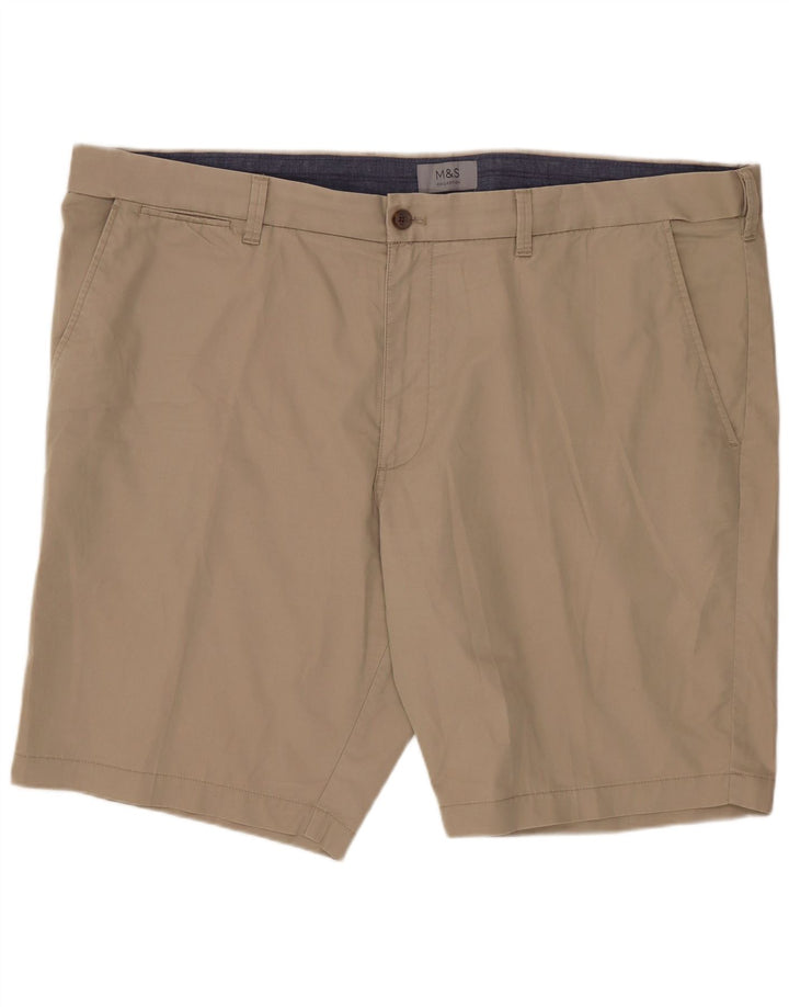 Мужские шорты чинос MARKS & SPENCER W44 2XL Бежевый хлопок