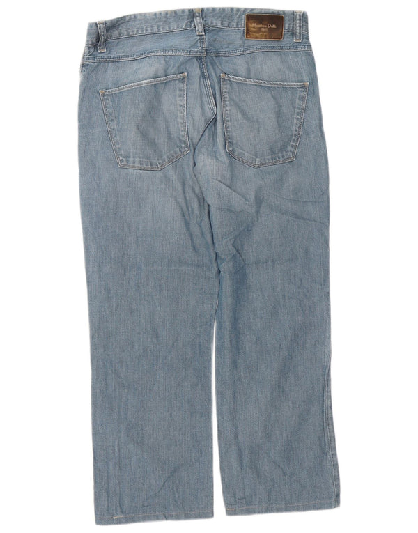 Женские прямые джинсы Massimo Dutti W34 L26 синие