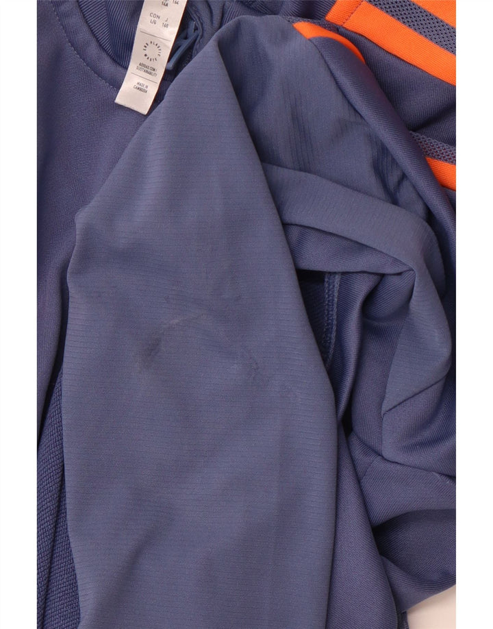 Спортивный костюм-пуловер ADIDAS для мальчиков Manchester United, топ 13-14 лет, синий