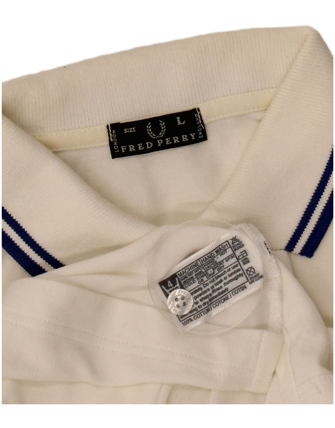 Рубашка-поло FRED PERRY для девочек 11-12 лет, большая белая, хлопковая