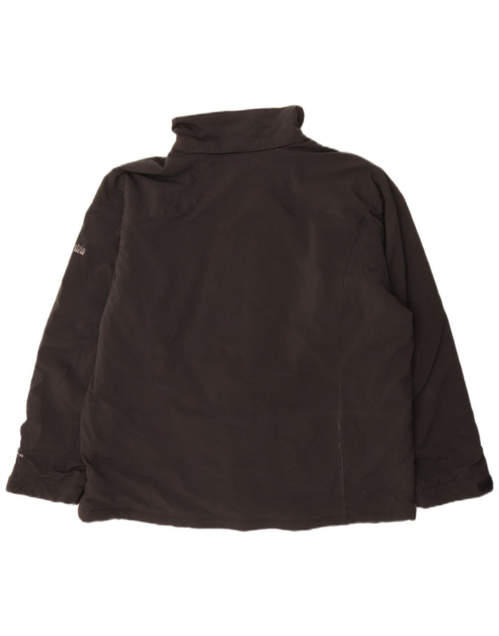 Мужская ветровка Columbia UK 42 XL, черный полиэстер
