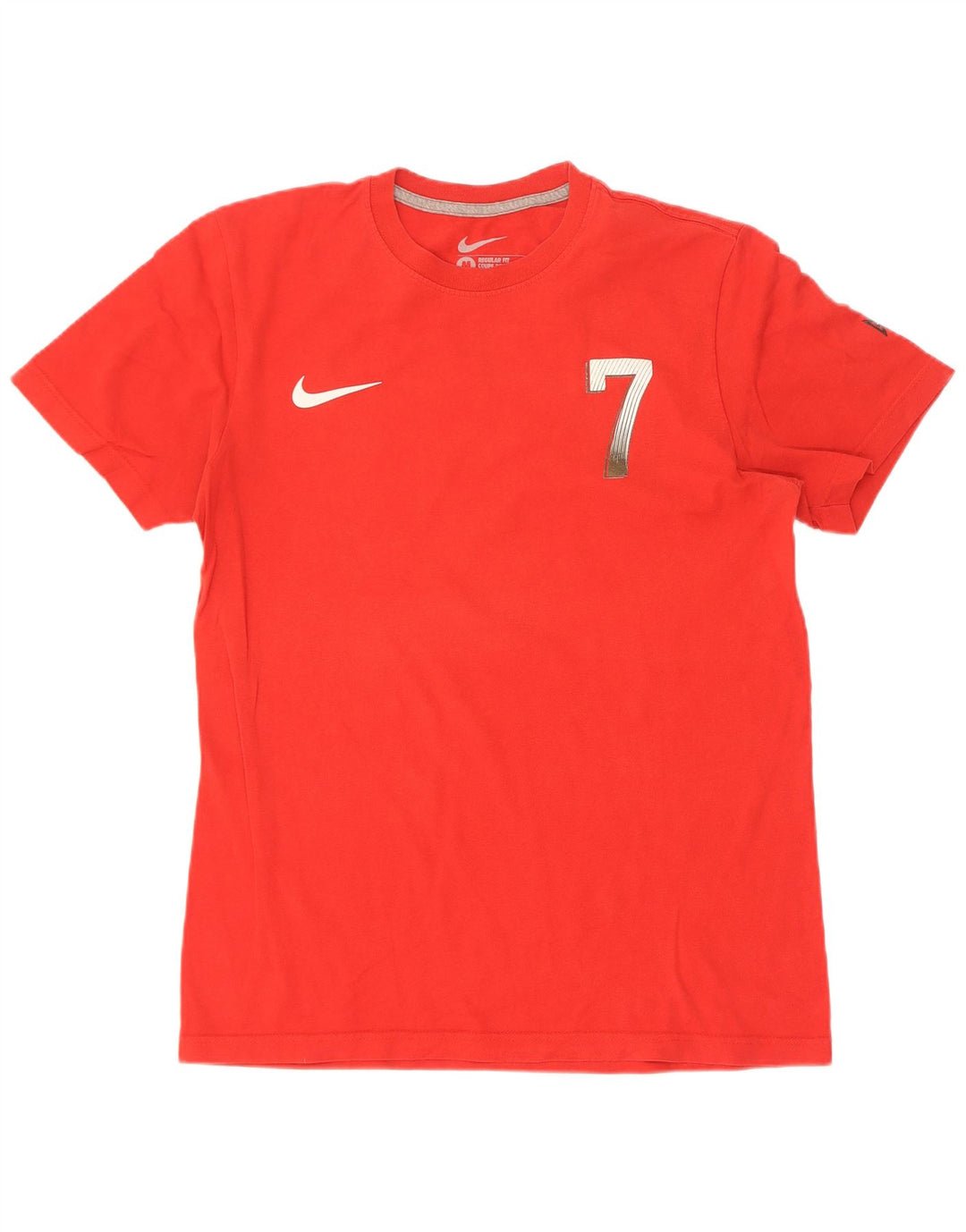 Мужская футболка Nike Cristiano Ronaldo Regular Fit с графикой, средний красный