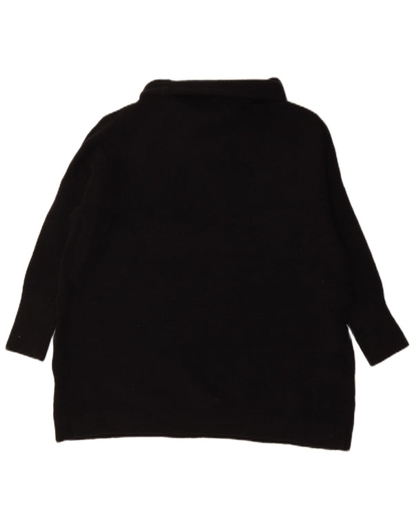 Женский джемпер с высоким воротником Phase Eight с рукавами 3/4, Великобритания 6 XS, черный