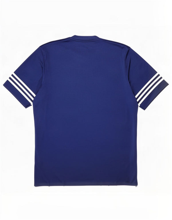 Adidas Мужская футболка Climalite Top XL Темно-синий полиэстер