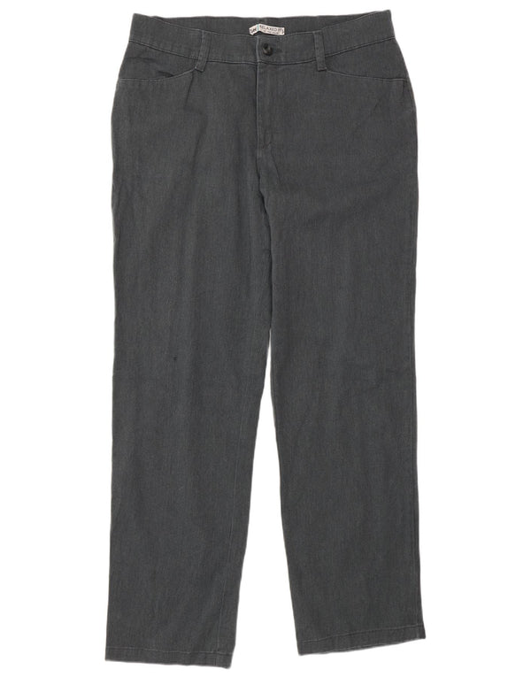 Женские прямые повседневные брюки свободного покроя Lee, США 12, большие W32 L30, серые