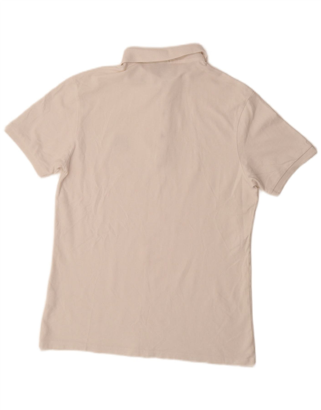 Мужская рубашка-поло узкого кроя HUGO BOSS, большой белый хлопок