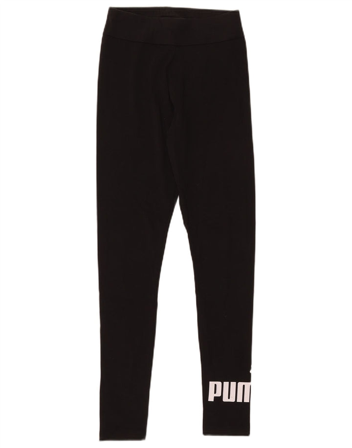 Женские леггинсы с рисунком Puma UK 8, маленькие черные