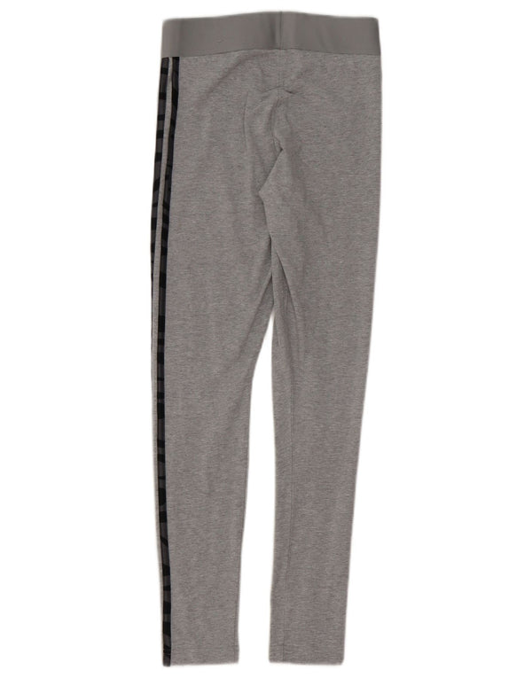 Женские леггинсы Adidas UK 4/6 XS, серый хлопок