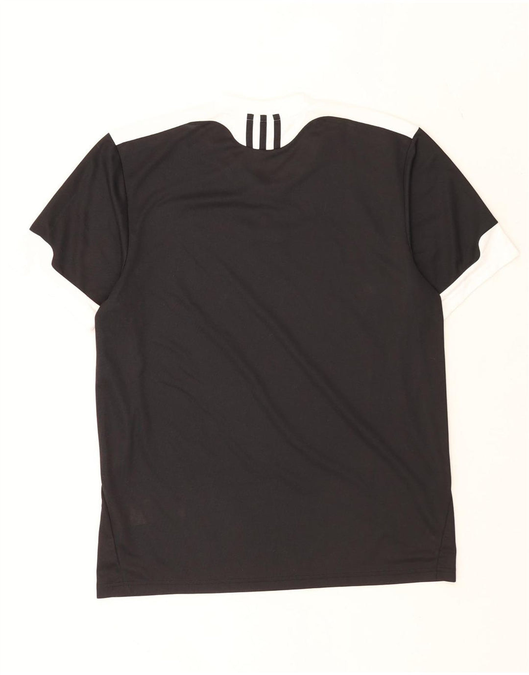Мужская футболка Adidas Climalite Top Medium Black с цветными блоками из полиэстера