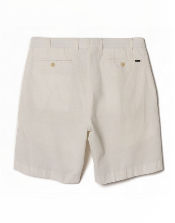 Мужские шорты чинос прямого кроя Polo Ralph Lauren W34, большие белые льняные