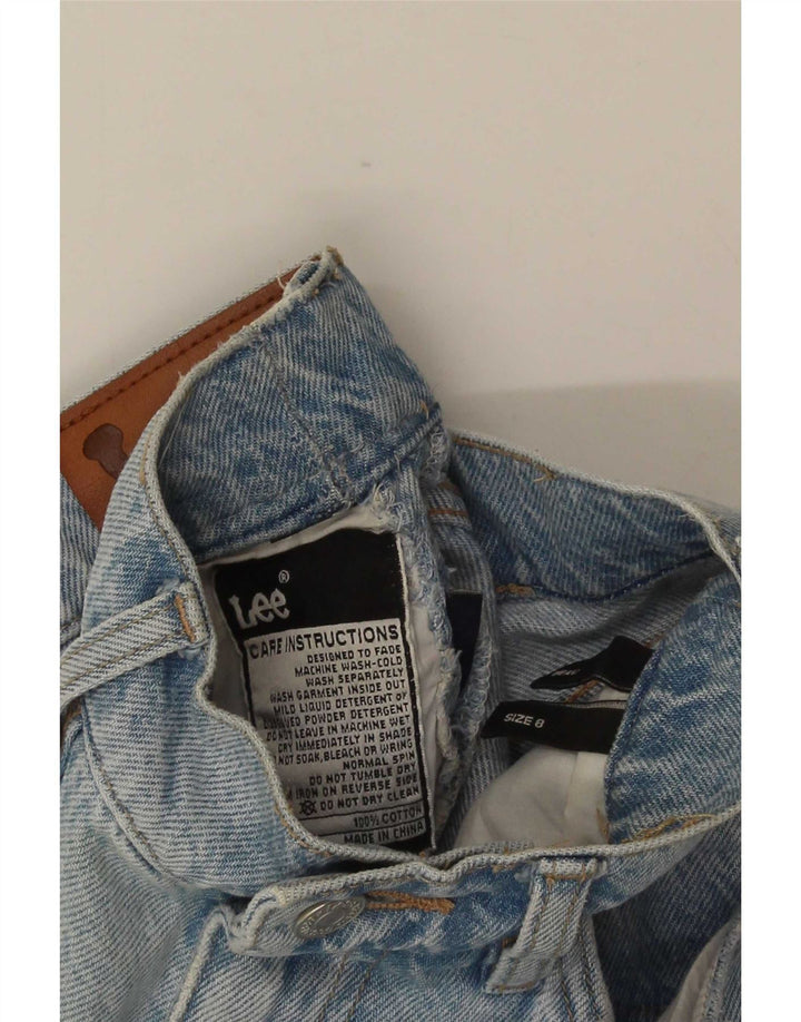 Женские прямые джинсы Lee US 8, средние W25 L30, синие, хлопок