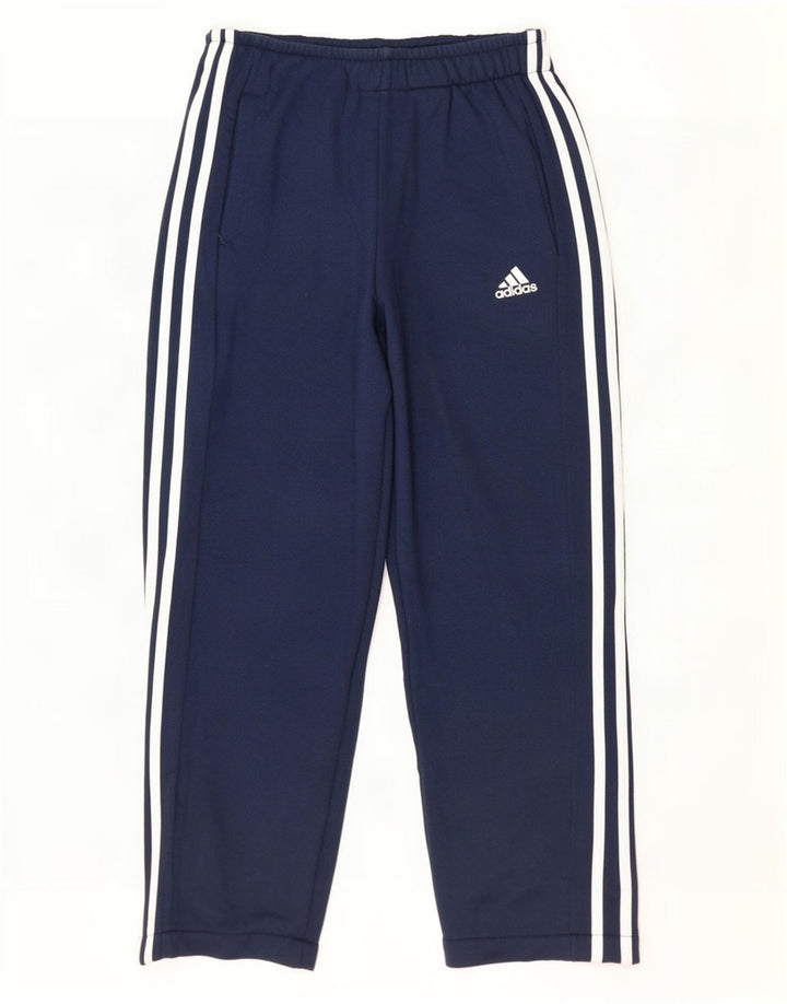 Мужские спортивные брюки Adidas Climalite, маленькие темно-синие, полиэстер