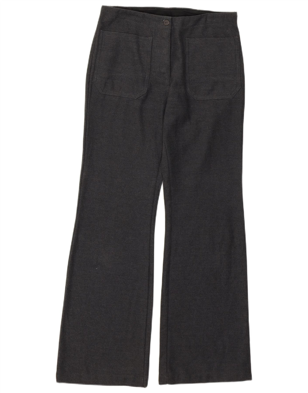 BENETTON Женские повседневные брюки Bootcut IT 42 Medium W28 L29 Серый хлопок