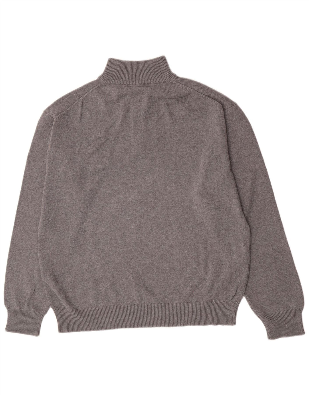 Мужской свитер с воротником на молнии Gant 2XL, серый хлопок