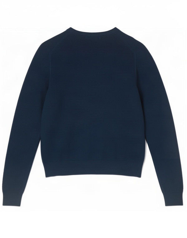 Marks & Spencer Womens Cardigan Sweater UK 12 Medium Navy Blue Viscose