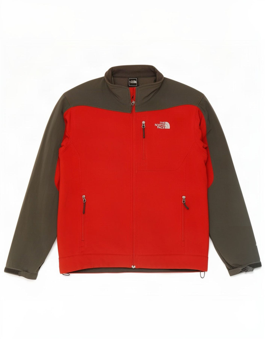 Мужская ветровка The North Face UK 40, большая красная с цветными блоками