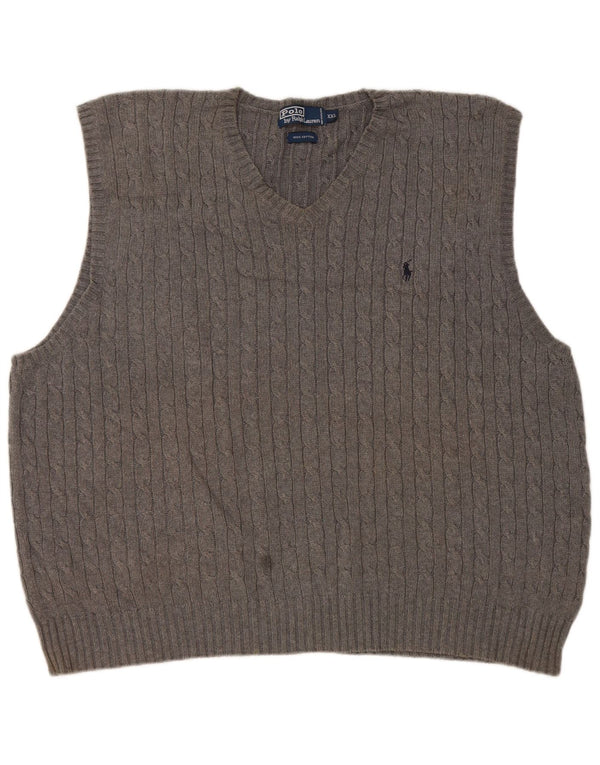 Мужская майка Polo Ralph Lauren 2XL, серый хлопок