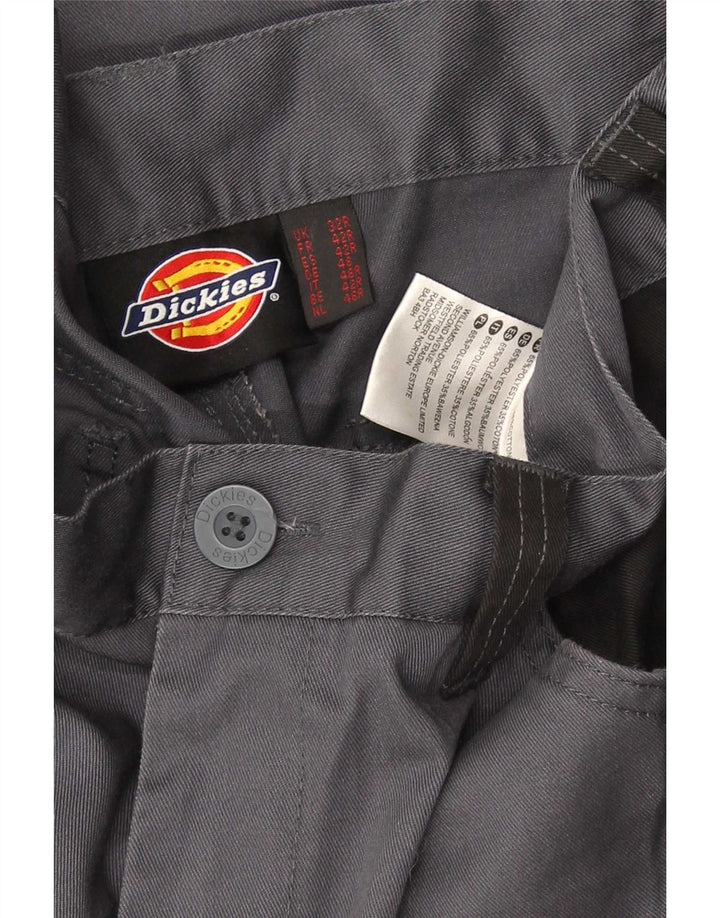 Мужские прямые брюки-карго Dickies W32 L30, серые, полиэстер с цветными блоками