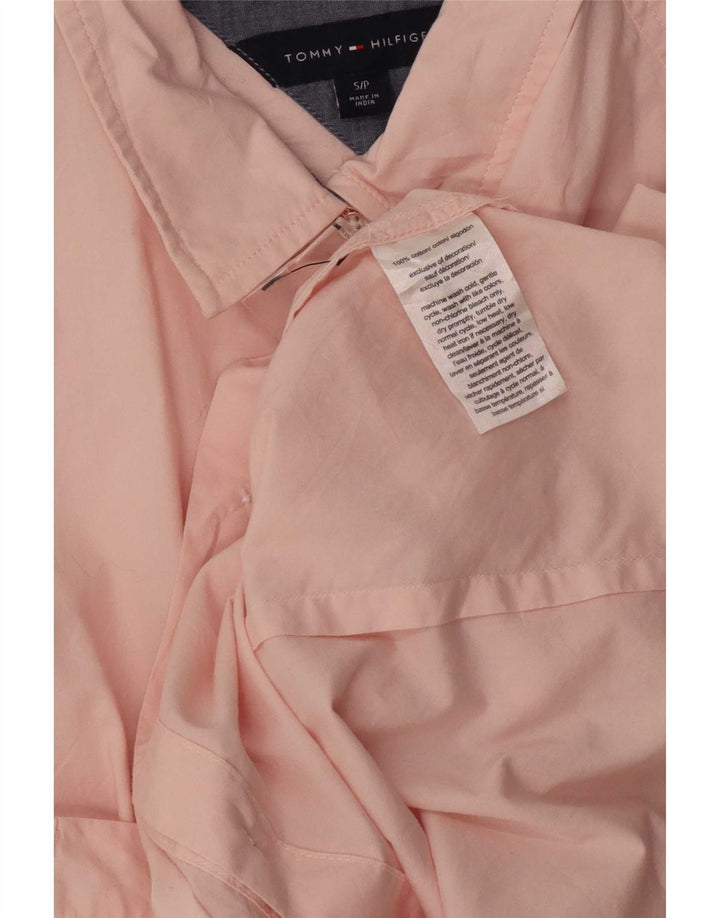 Женская рубашка Tommy Hilfiger UK 10, маленькая, розовая, хлопок