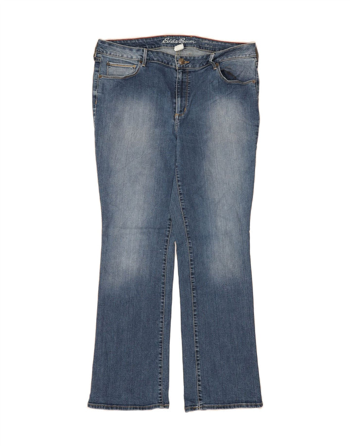 EDDIE BAUER Womens Slightly Curvy Bootcut Jeans US 18 2XL W38 L31 Blue Vintage Eddie Bauer and Second-Hand Eddie Bauer from Messina Hembry 