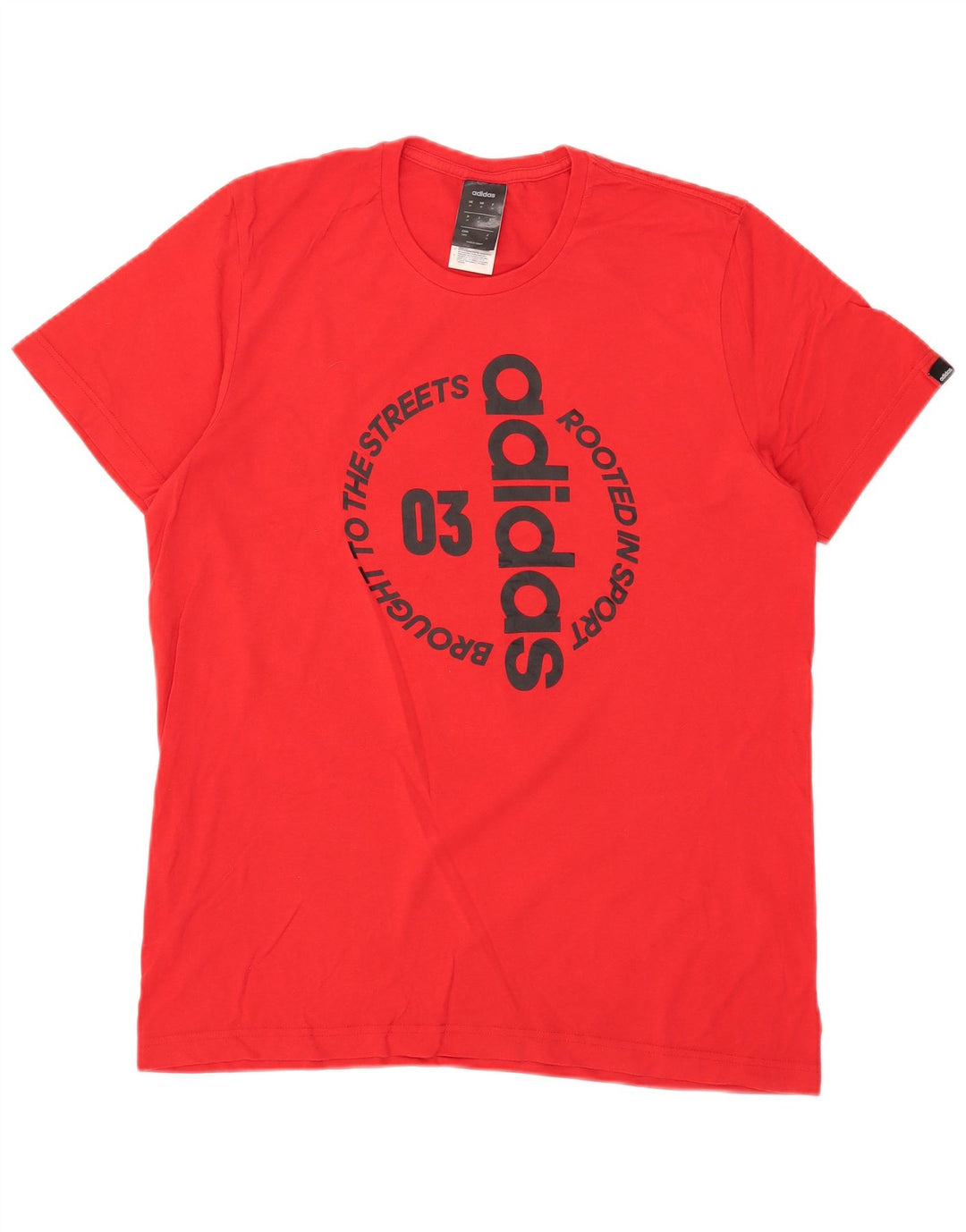 Мужская футболка с рисунком Adidas Top Medium Red