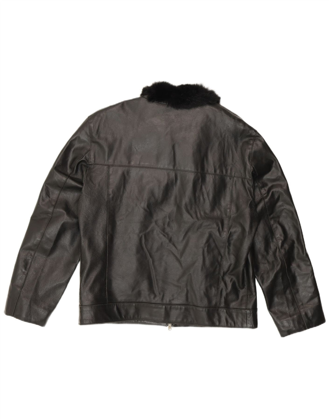 Женская кожаная куртка Society UK 20 2XL, черная кожа