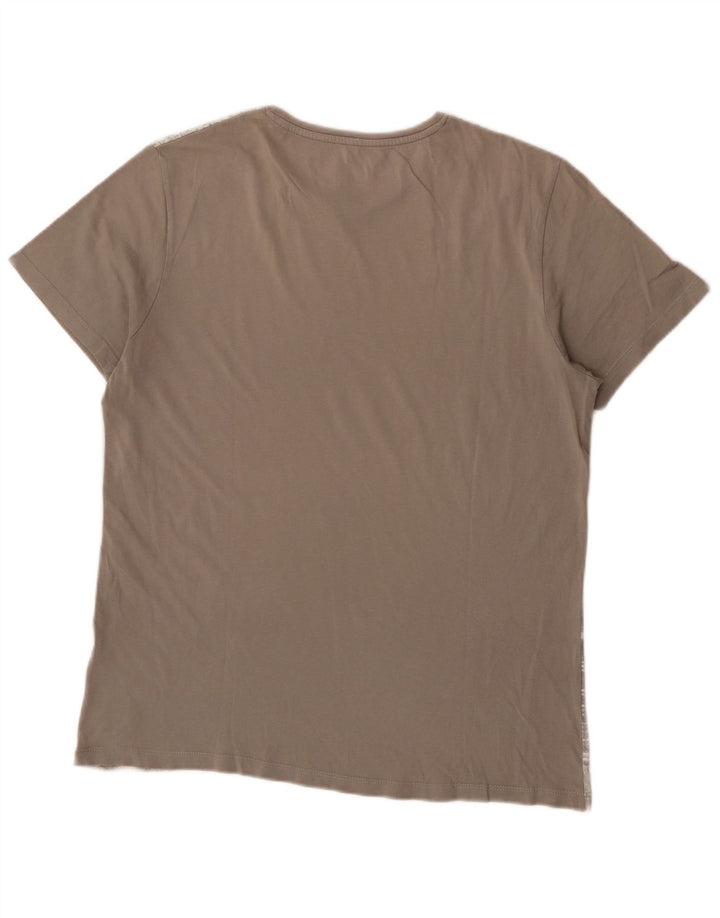 Мужская футболка с рисунком Jack & Jones XL серая