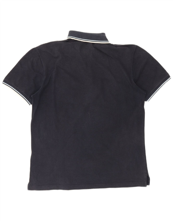 Мужская рубашка-поло Fred Perry, темно-синяя, хлопковая