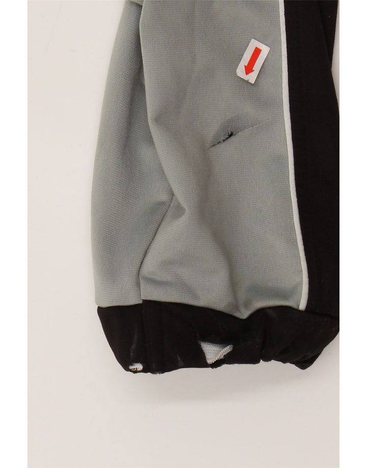 Мужской свитер с капюшоном на молнии ASICS XL, цветной блок, серый
