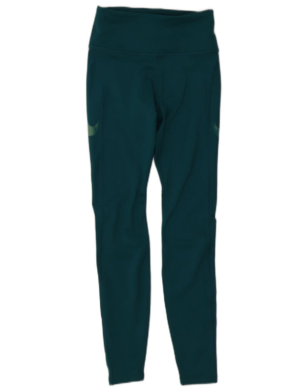Женские леггинсы с рисунком Nike Dri Fit UK 4 XS, зеленые