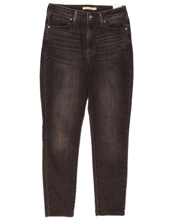 Женские джинсы скинни Levi's 721 с высокой посадкой W29 L27, черный хлопок