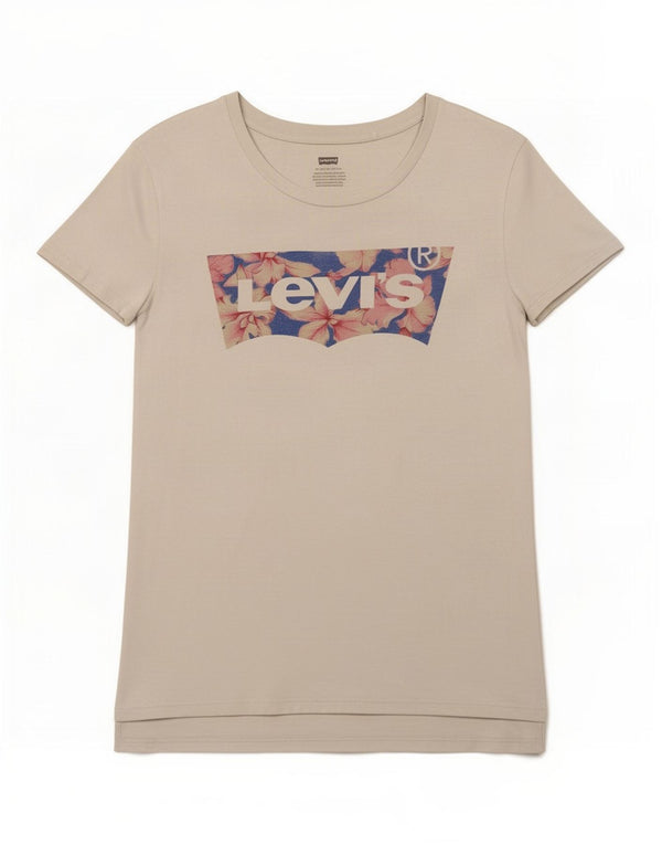 Женская футболка с рисунком Levi's Top UK 12, средний белый