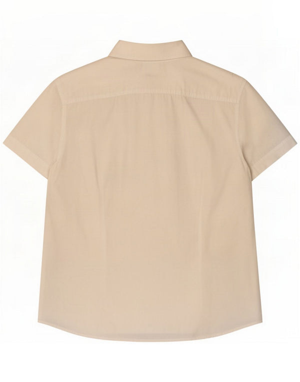 Slam Womens Short Sleeve Shirt UK 16 Large White Cotton
