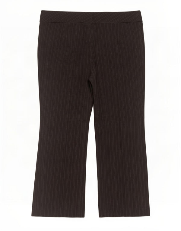 Женские костюмные брюки Marks & Spencer UK 20 2XL W44 L28 серые в полоску