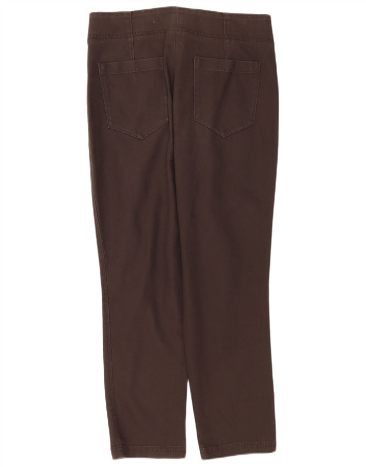 Massimo Dutti Женские прямые укороченные брюки EU 40 Medium W30 L26 Коричневые
