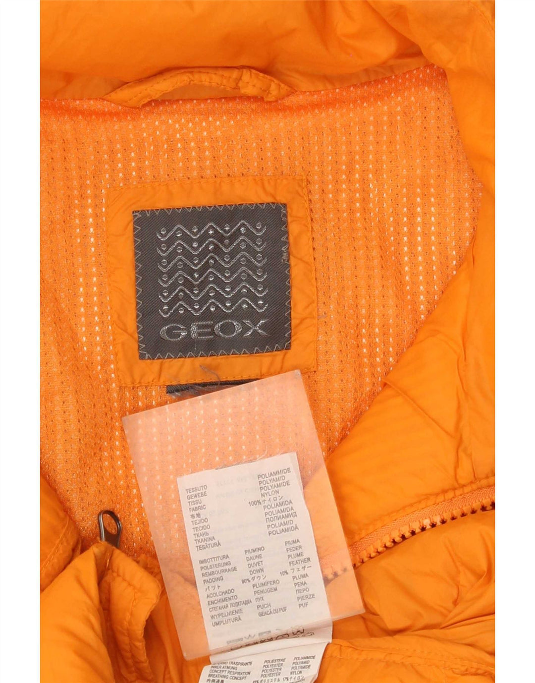 Женский утепленный жилет Geox UK 18 XL оранжевый из полиамида