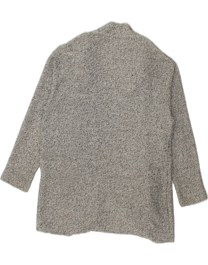 ZARA Womens Oversized Longline Cardigan Sweater UK 10 Small Grey Flecked Vintage Zara and Second-Hand Zara from Messina Hembry 