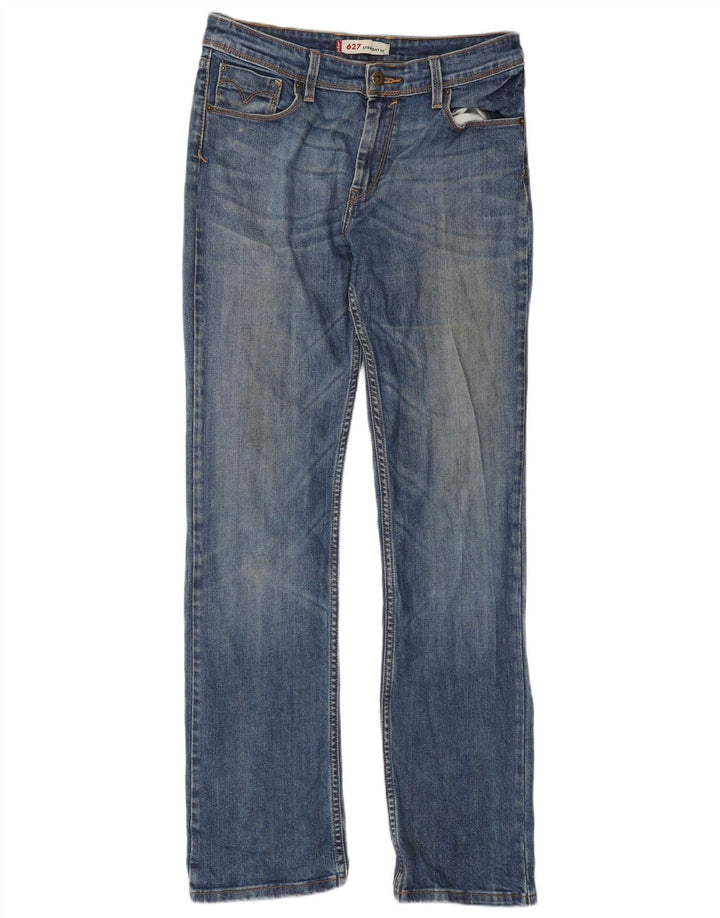 Мужские прямые джинсы Levi's 627 W30 L32 синие, хлопок