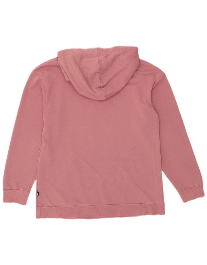 Мужской джемпер с капюшоном с рисунком Puma, средний розовый