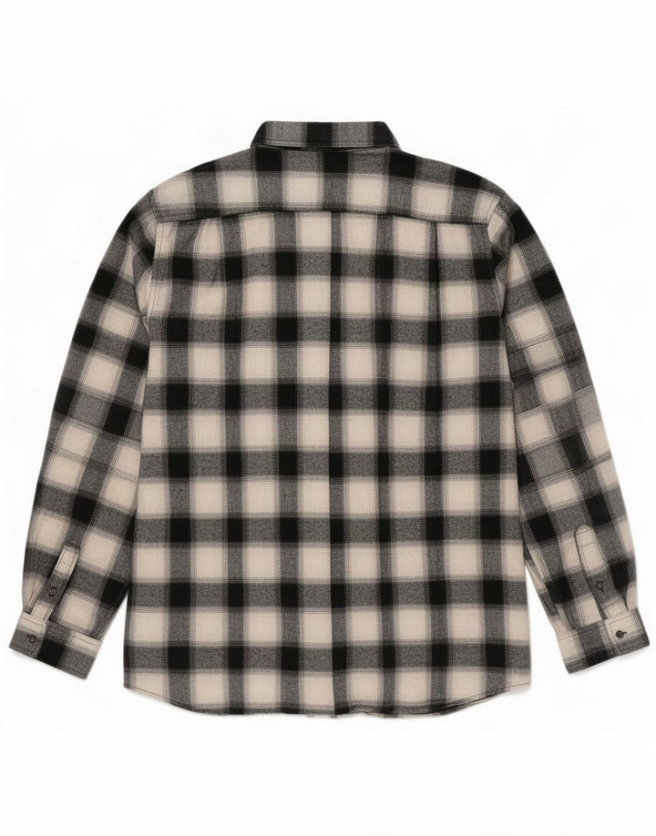 Мужская фланелевая рубашка Lee Regular Fit 2XL, черный хлопок в клетку