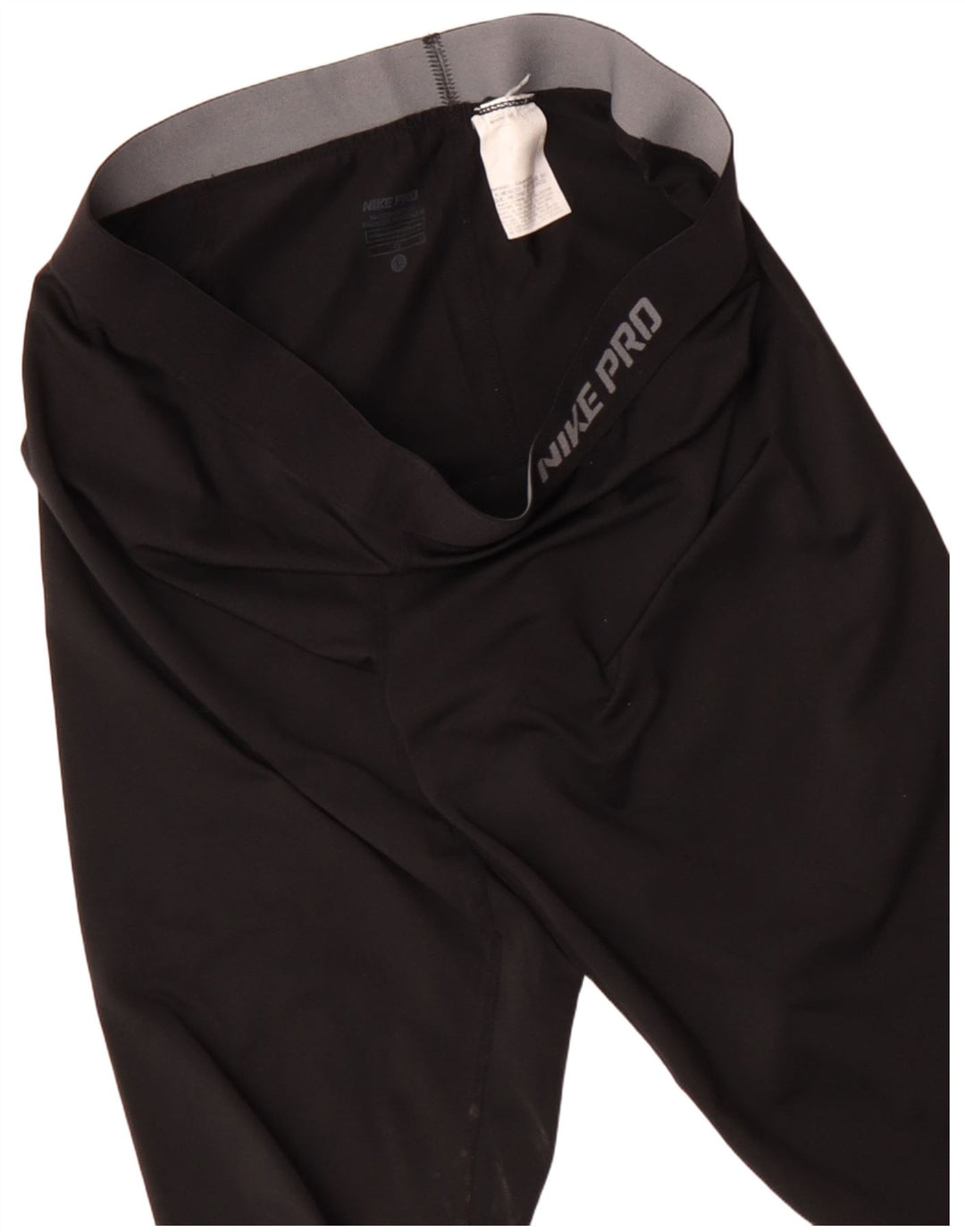 Женские леггинсы-капри с рисунком Nike UK 26, большие размеры, черный полиэстер