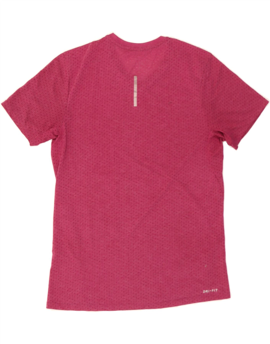 NIKE Mens Dri Fit T-Shirt Top Medium Burgundy Vintage Nike and Second-Hand Nike from Messina Hembry 